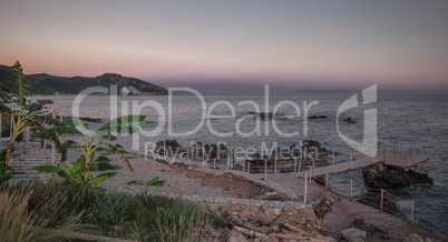 Summer evening in Dhermi, Albania