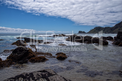 rocky coastline in chile