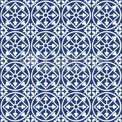 Circular Portuguese pattern