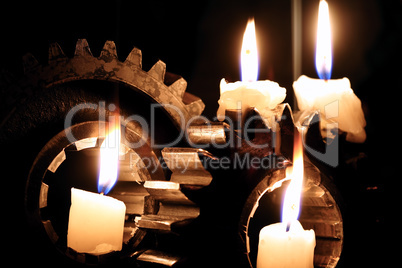 Candles On Gears