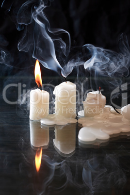 Candles On Dark