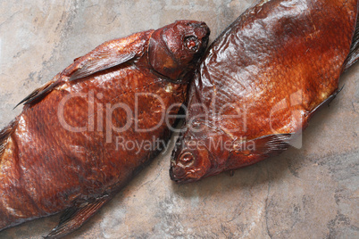 Smoked Fish Closeup