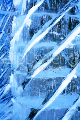 Blue Ice Background