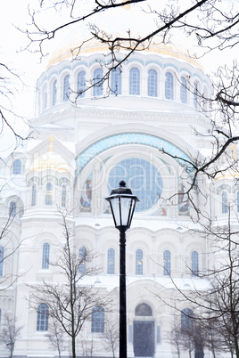 Naval Cathedral In Kronstadt