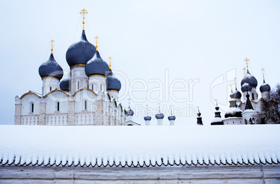 Russian Cathedral At Winter