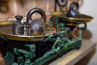 Old Weight Scales