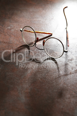 Old Spectacles On Dark