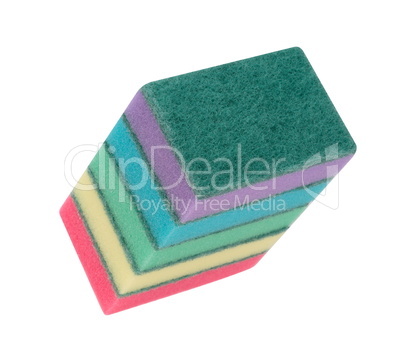 many foam rubber  sponge