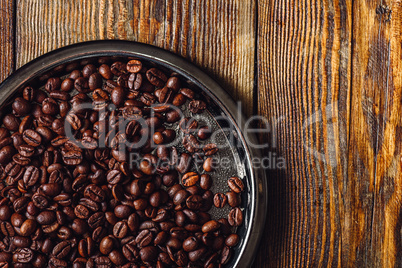 Coffee Beans on Plate.