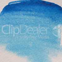 Abstract watercolor background, blue gradient