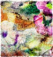 Texture of colorful piece of textile fabric.