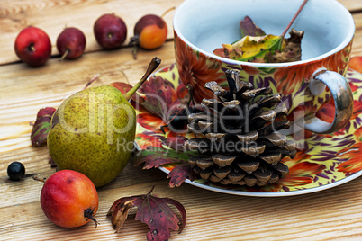 autumn pear rosehip