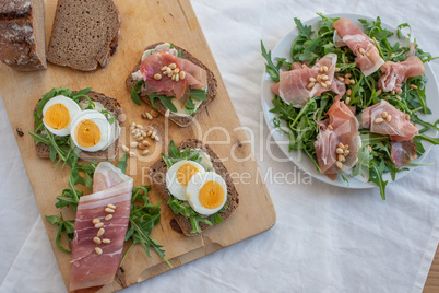 Prosciutto mit Brot