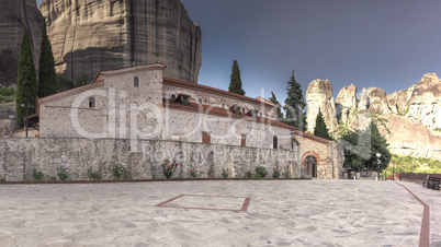 Ancient Byzantine church in Meteora, Greece