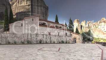 Ancient Byzantine church in Meteora, Greece