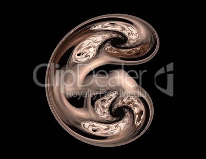 one Illustration of digital fractal with multicolor one Illustration of digital fractal with multicolor