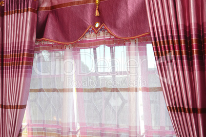 silk curtain