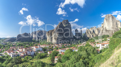 Kastraki village in Meteora mountains, Greece