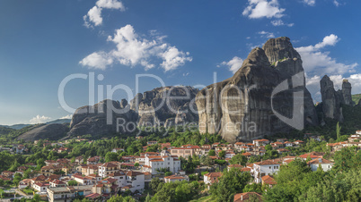 Kastraki village in Meteora mountains, Greece