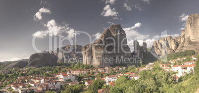 Kastraki village in Meteora mountains, Greece