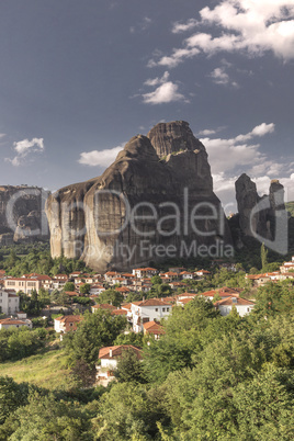 Kastraki village in Meteora mountains, Greece