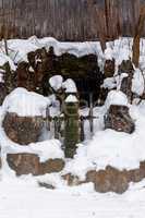 Alte Wassermühle im Winter