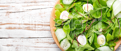 Mix salad leaves