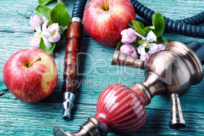 Hookah with apple tobacco