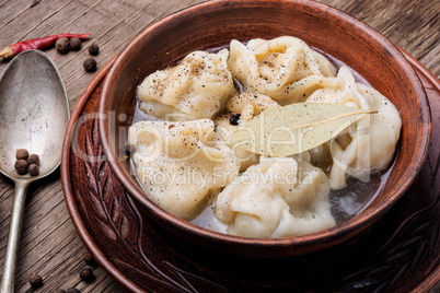 Fresh boiled dumplings