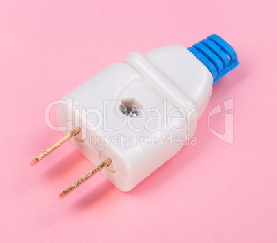 American Outlet Plug on pink background