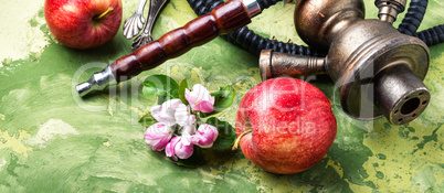 Arabian shisha with apple tobacco