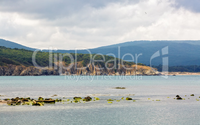 Mountains and sea