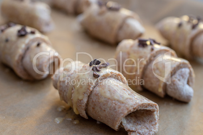 Dinkel Croissants backen