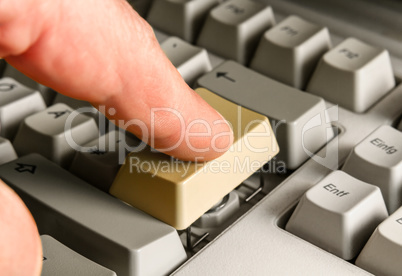 Pressing the Enter Button