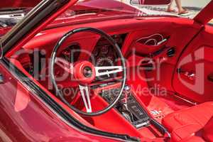 Red 1969 Chevrolet corvette stingray convertible at the 10th Ann