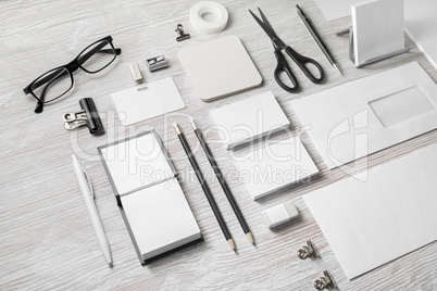 Blank stationery template