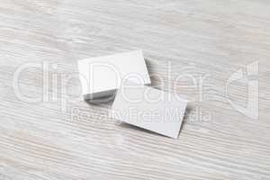 Blank business card