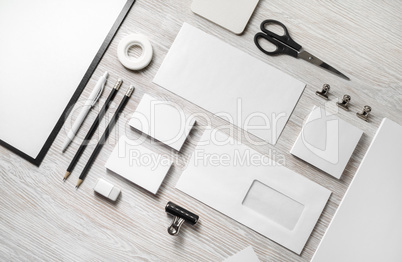 Blank stationery set