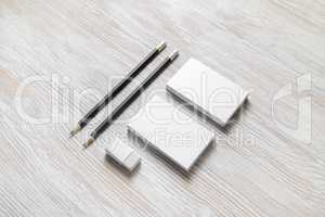 Blank corporate stationery