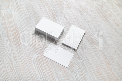 Blank business cards