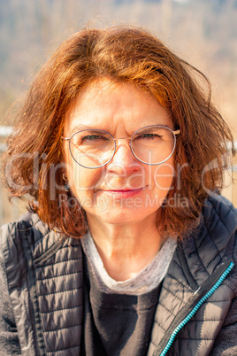 Portrait of a woman in the best age