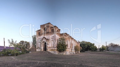 Abandoned church in Limanskoye, Ukraine