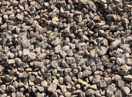 gravel at dry sunny day