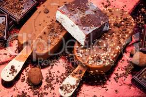 Chocolate ice lolly