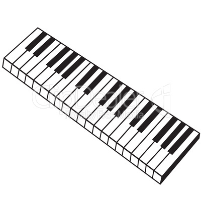 Musical instrument keyboard