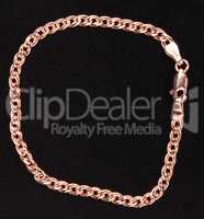 red Gold Chain Bracelet