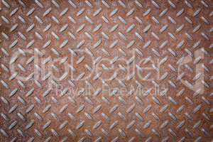 Rusty Vignetted Metal Texture Background