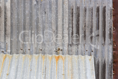Old Rusty Sheet Metal Abstract Background Texture