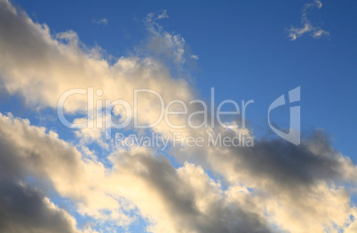 cloud on blue sky