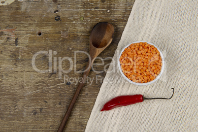 dried lentil